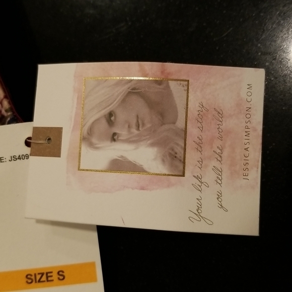 💕JESSICA SIMPSON💕 2 Pack Bralettes Floral & Blue Lace Large L NWT - Picture 11 of 14